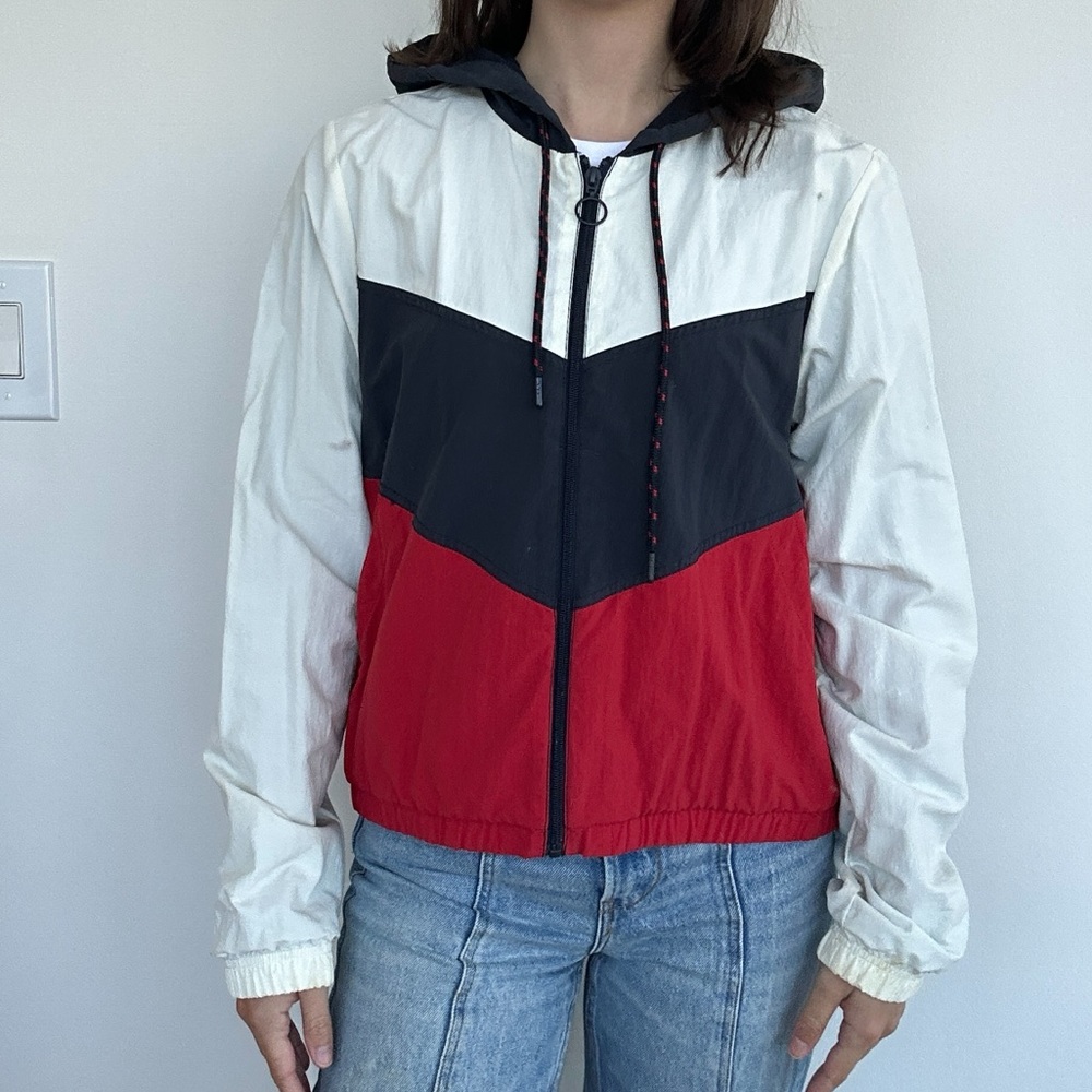 Vintage Abercrombie Colorblock Windbreaker Jacket